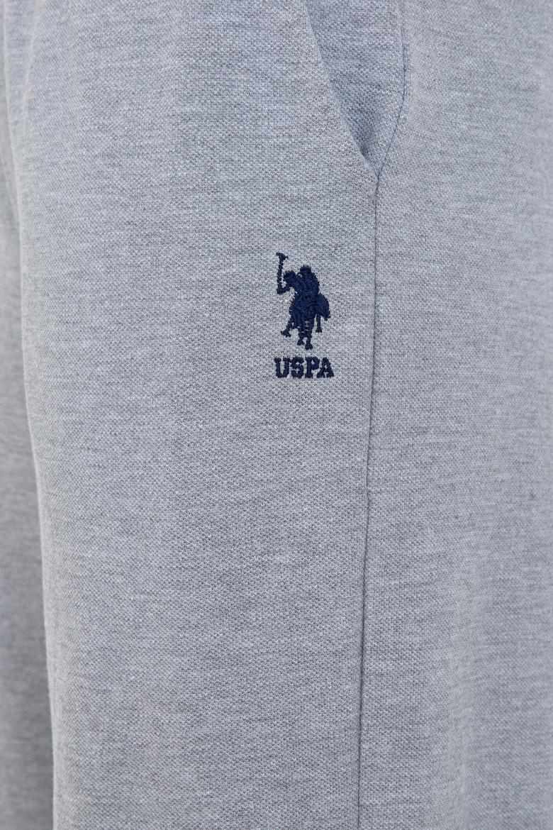 Erkek Gri Melanj Örme Şort - 50232280012