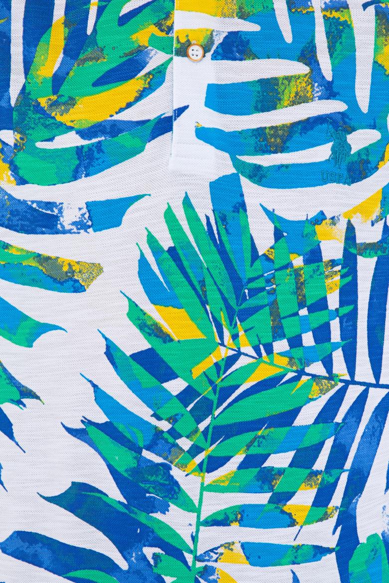 Erkek İndigo Polo Yaka Tişört - 50231974018