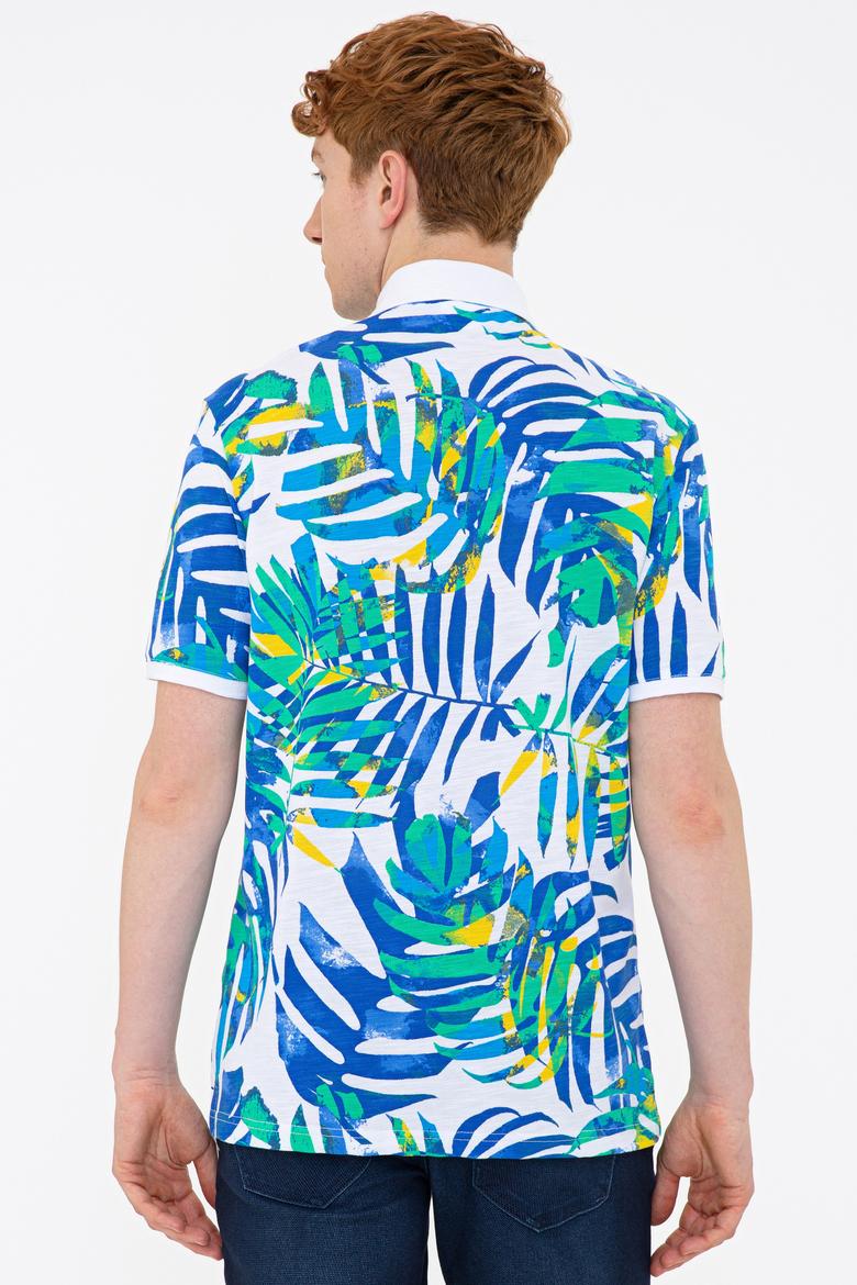 Erkek İndigo Polo Yaka Tişört - 50231974018