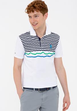 Erkek Beyaz Polo Yaka T-Shirt - 50231981006