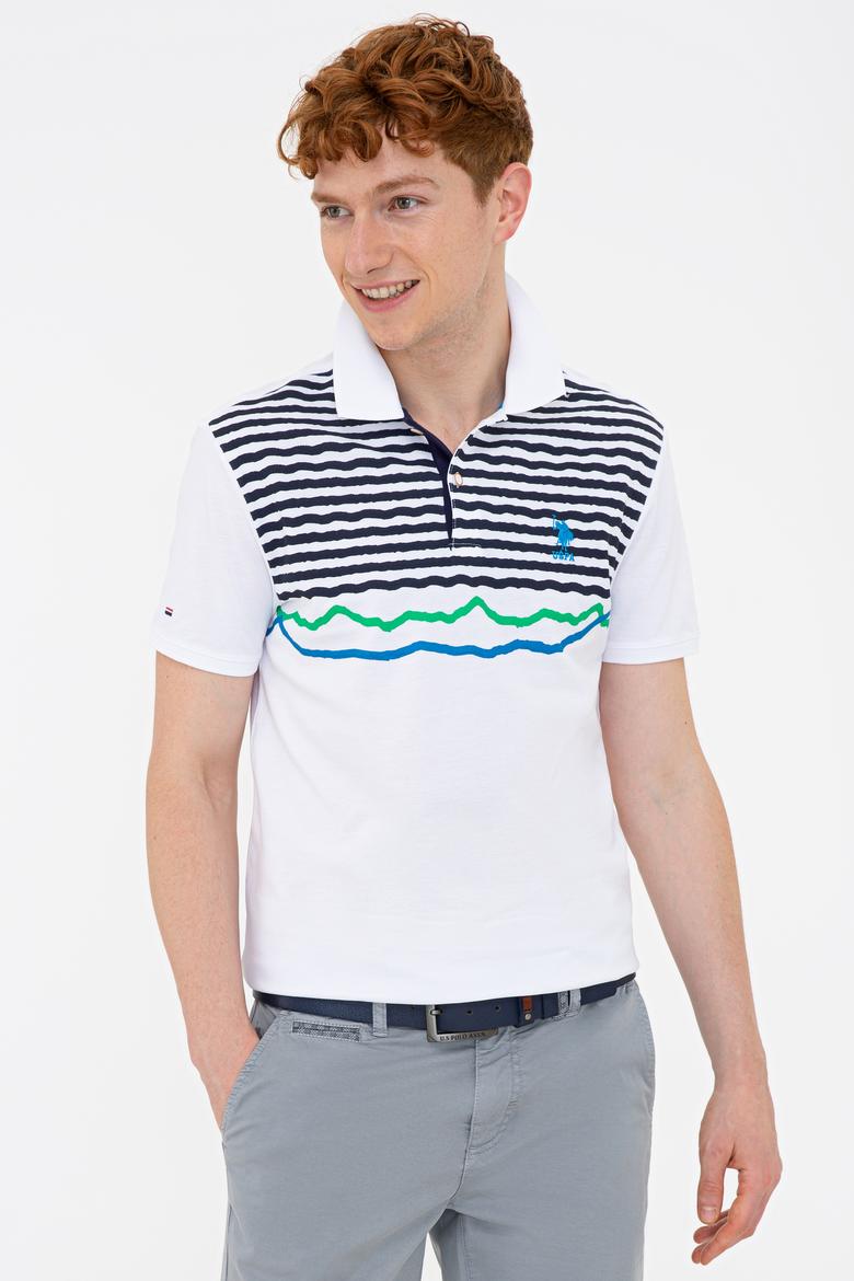 Erkek Beyaz Polo Yaka T-Shirt - 50231981006