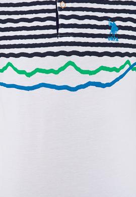 Erkek Beyaz Polo Yaka T-Shirt - 50231981006