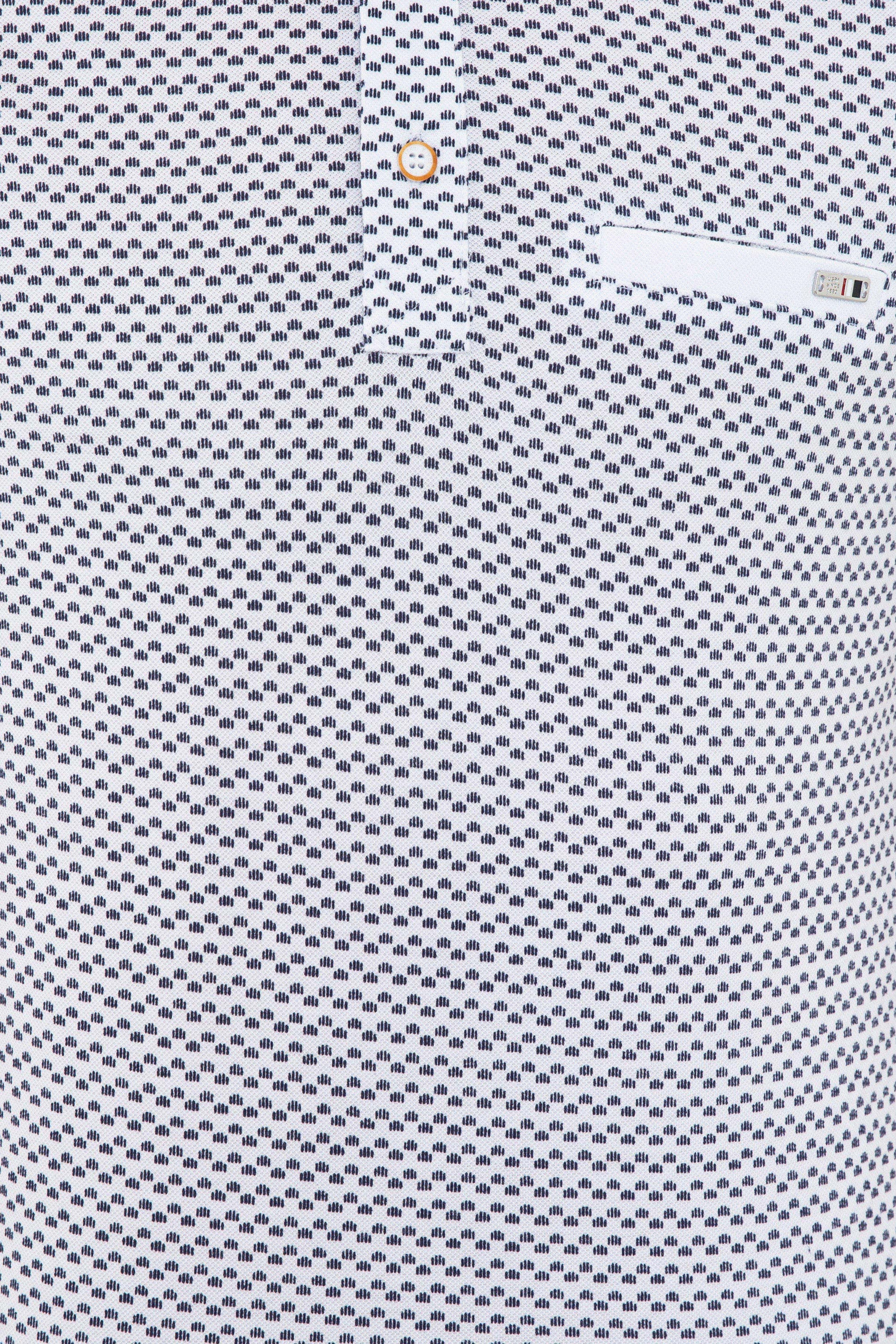 Erkek Beyaz Polo Yaka T-Shirt - Image 5