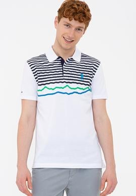 Erkek Beyaz Polo Yaka T-Shirt - 50231981006