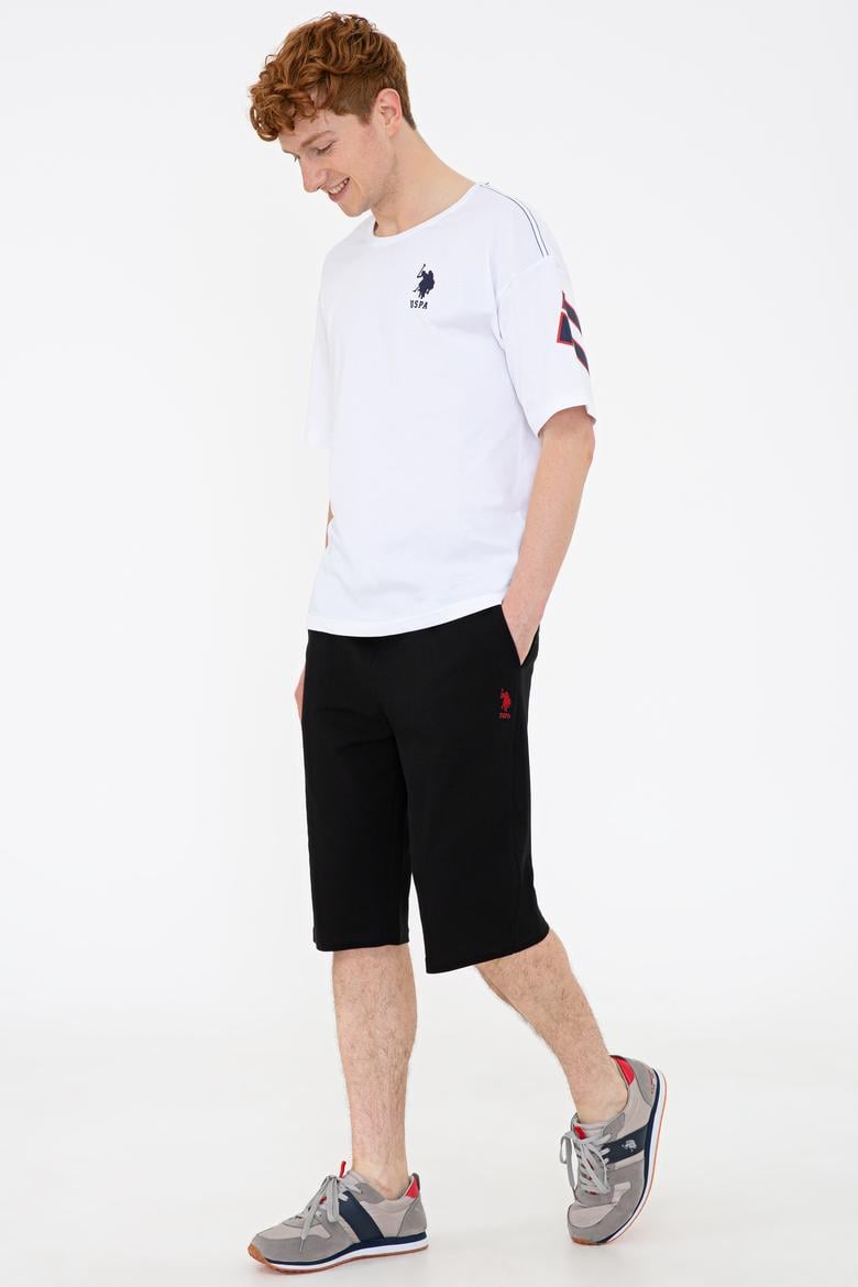 Erkek Siyah Örme Şort - 50232280044