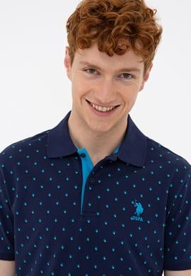 Erkek Lacivert Polo Yaka Tişört - 50232610018