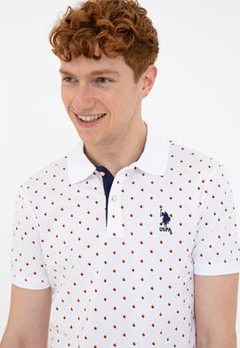 Erkek Beyaz Polo Yaka Tişört - 50232610007