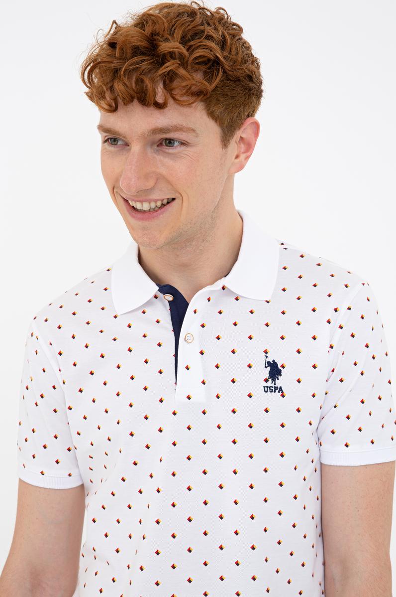 Erkek Beyaz Polo Yaka Tişört