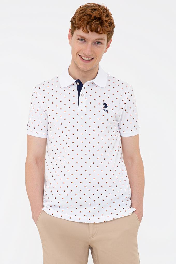 Erkek Beyaz Polo Yaka Tişört