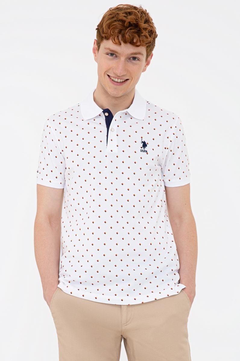 Erkek Beyaz Polo Yaka Tişört