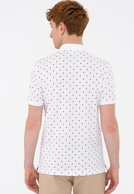 Erkek Beyaz Polo Yaka Tişört - 50232610007