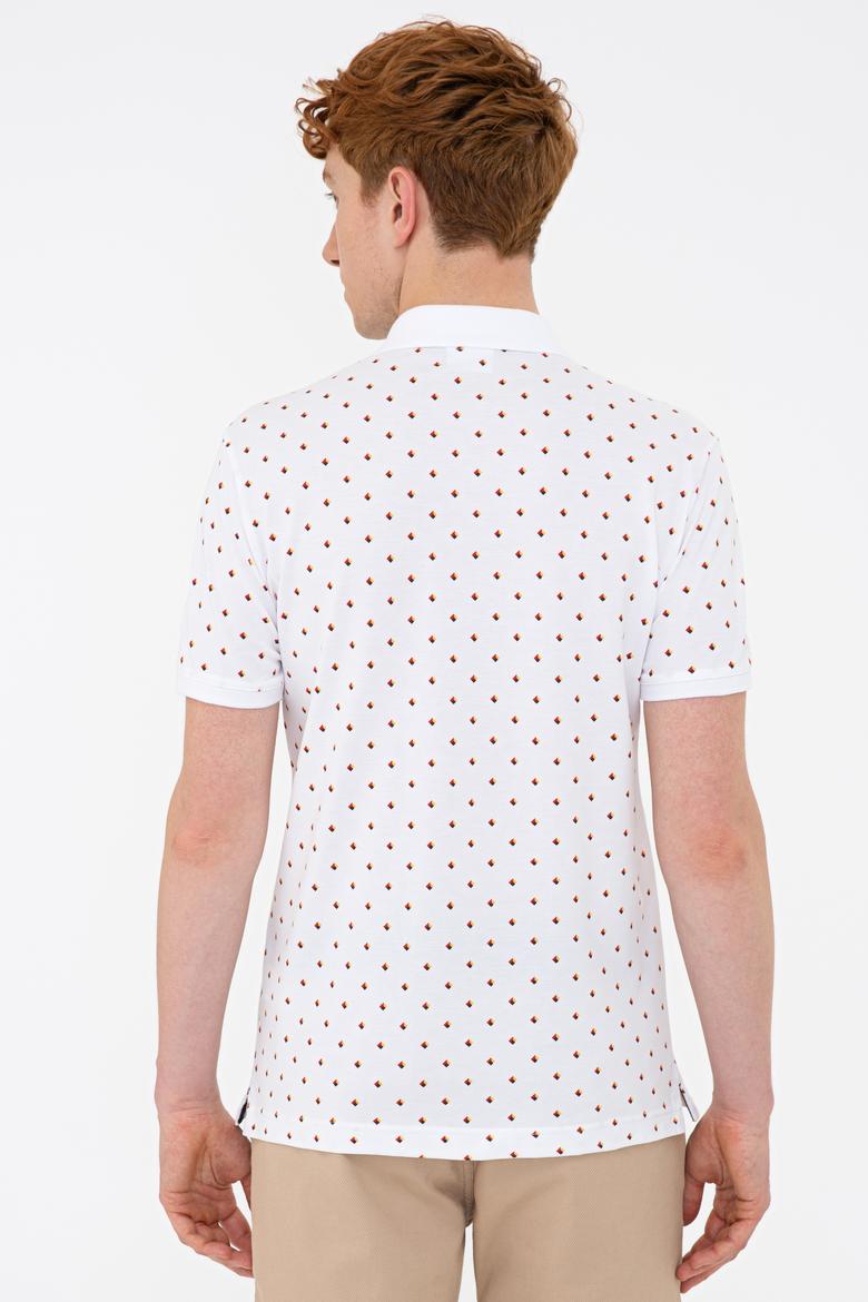 Erkek Beyaz Polo Yaka Tişört - 50232610007