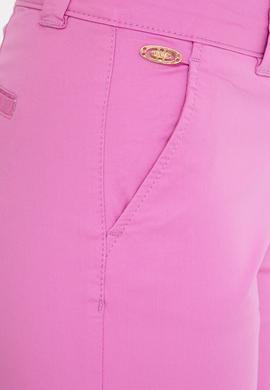 Kadın Lila Dokuma Şort - 50232728008