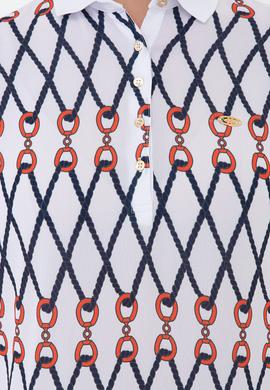 Kadın Beyaz Polo Yaka T-Shirt - 50234656004