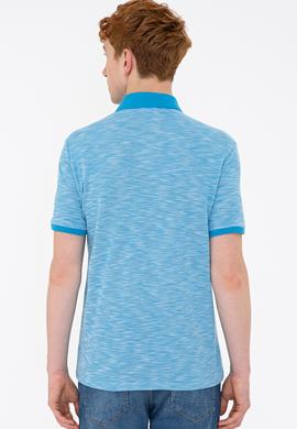 Erkek Kobalt Polo Yaka Tişört - 50235394041