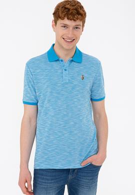 Erkek Kobalt Polo Yaka Tişört - 50235394041