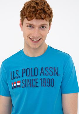 Erkek Kobalt Mavi Tişört - 50231983030