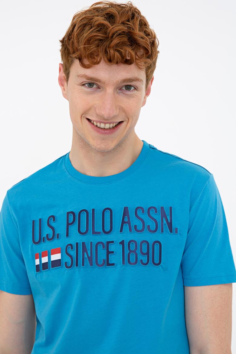 Erkek Kobalt Mavi Tişört - 50231983030