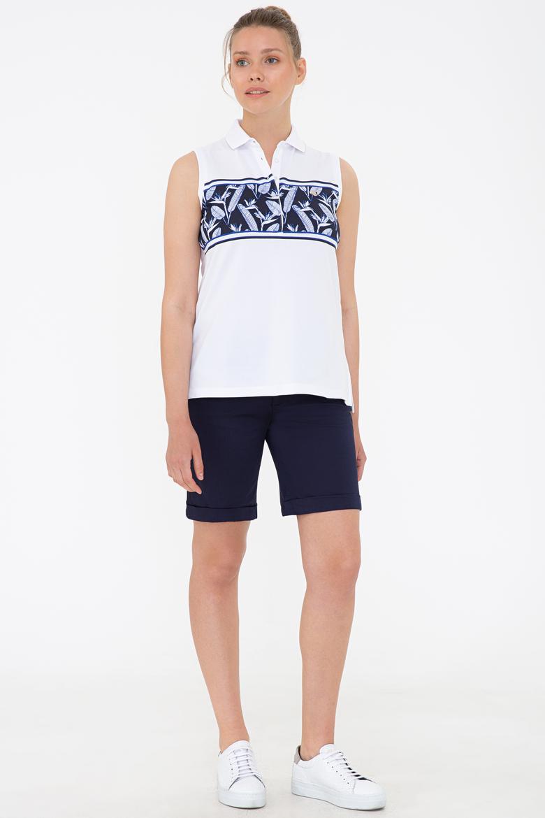 Kadın Lacivert Dokuma Şort