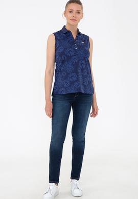 Kadın Lacivert Tişört - 50237309006