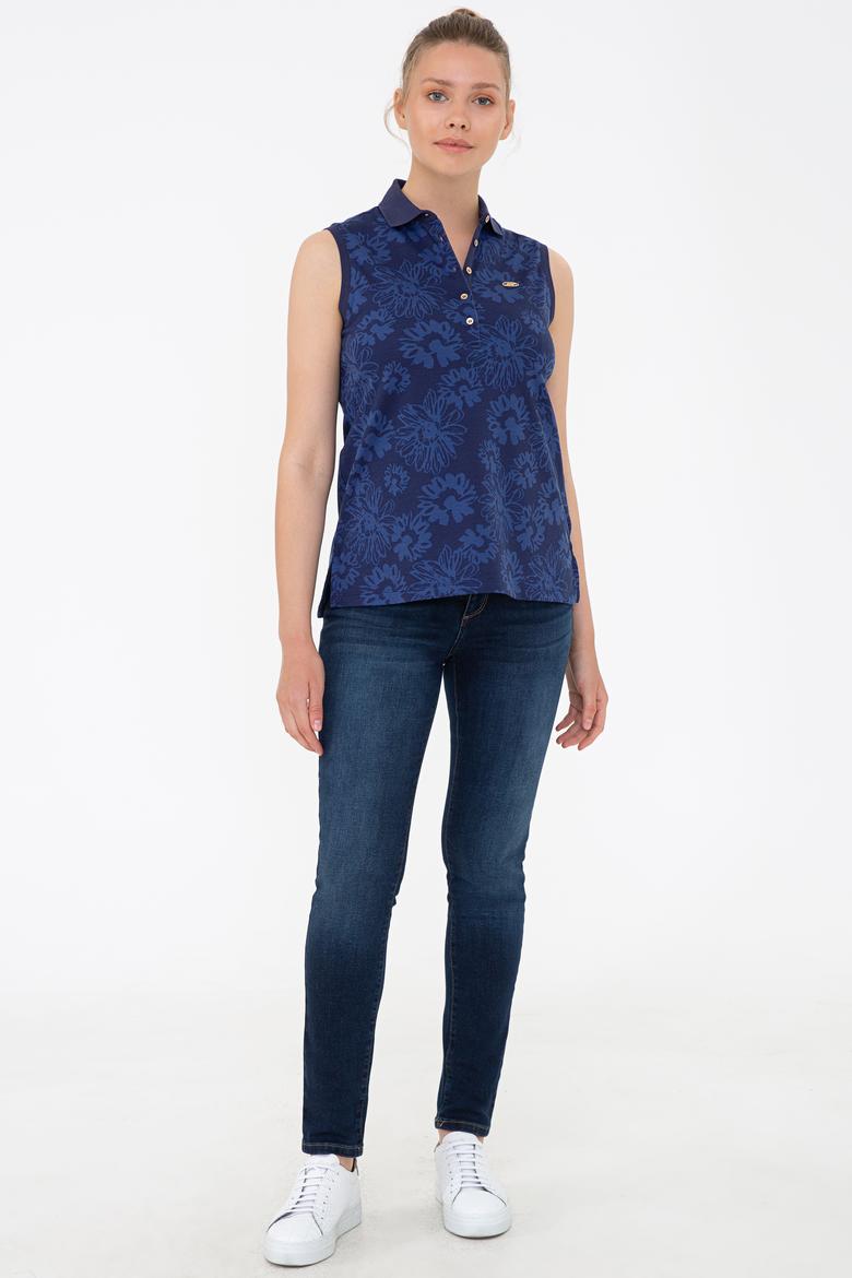 Kadın Lacivert Tişört - 50237309006