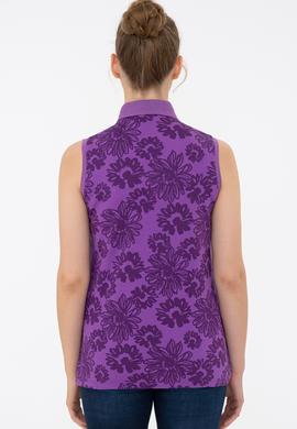 Kadın Menekşe Tişört - 50237309015