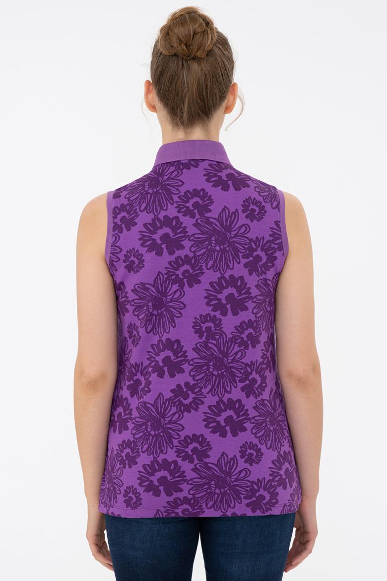 Kadın Menekşe Tişört - 50237309015