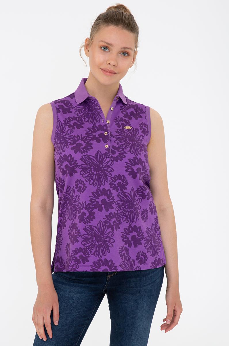 Kadın Menekşe Tişört