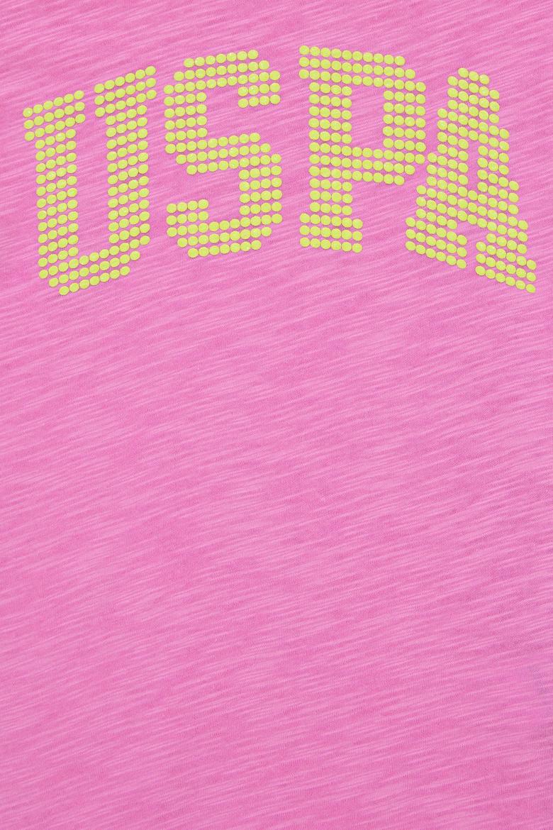 Çocuk Lila Bisiklet Yaka Tişört - 50234830002