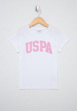 Çocuk Beyaz Bisiklet Yaka Tişört - 50234830024