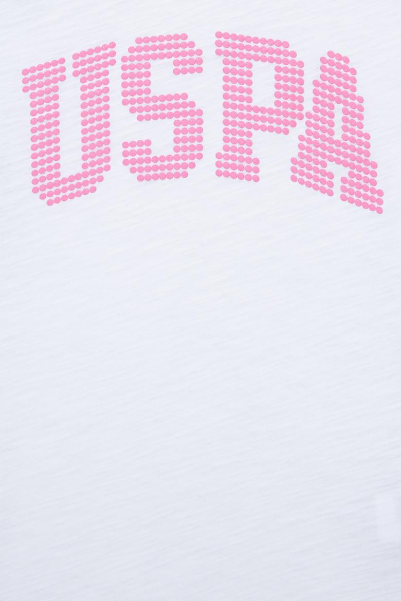 Çocuk Beyaz Bisiklet Yaka Tişört - 50234830024