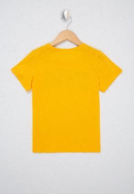 Çocuk Sarı Bisiklet Yaka Tişört - 50234830137