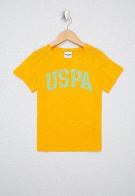 Çocuk Sarı Bisiklet Yaka Tişört - 50234830137