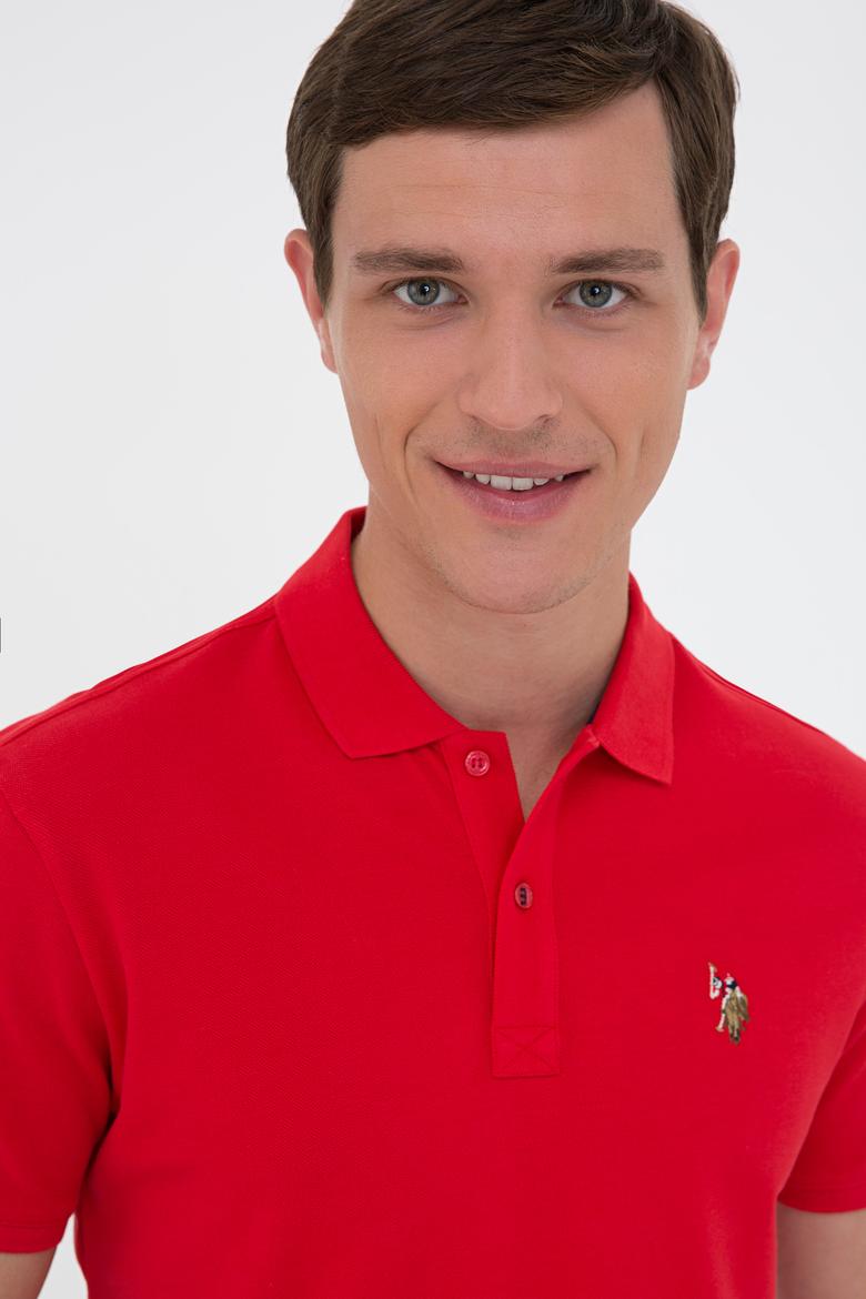 Erkek Kırmızı Basic Tişört - 50224066038