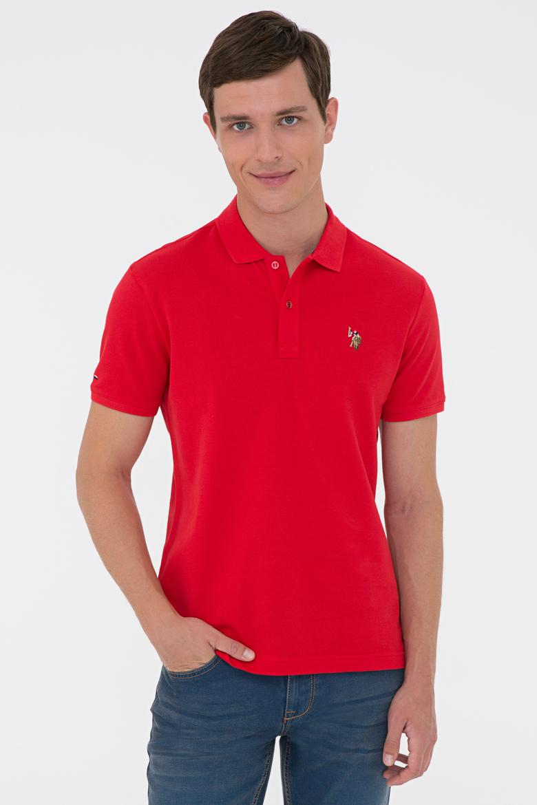 Erkek Kırmızı Basic Tişört