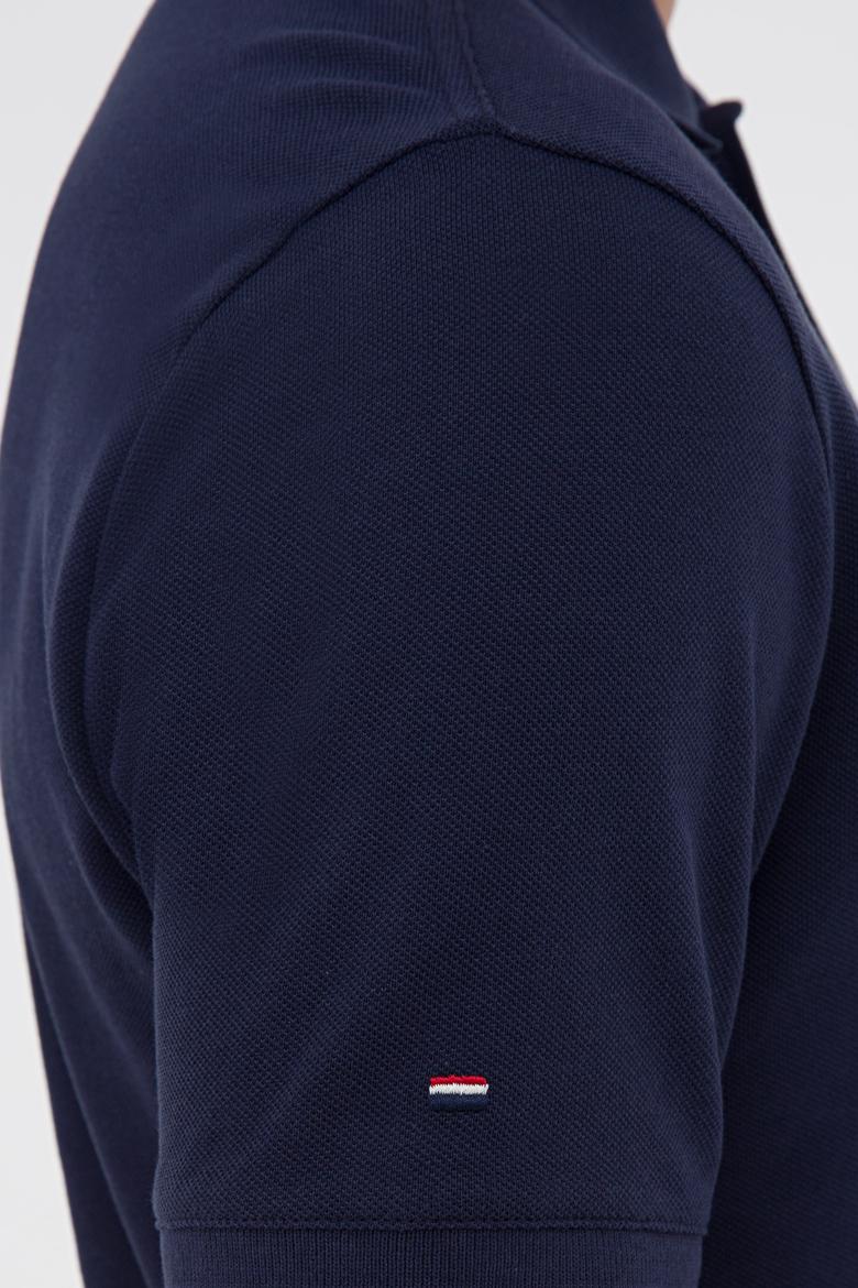 Erkek Lacivert Basic Tişört - 50224066018