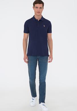 Erkek Lacivert Basic Tişört - 50224066018