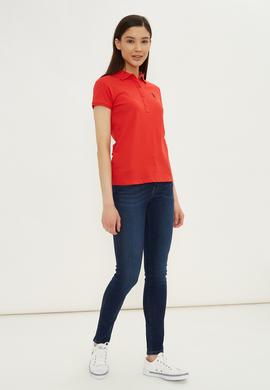 Kadın Kırmızı Basic Tişört - 50234862030
