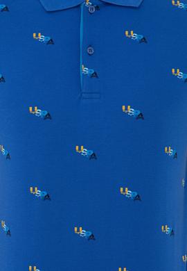 Erkek Saks Polo Yaka Tişört - 50235391017