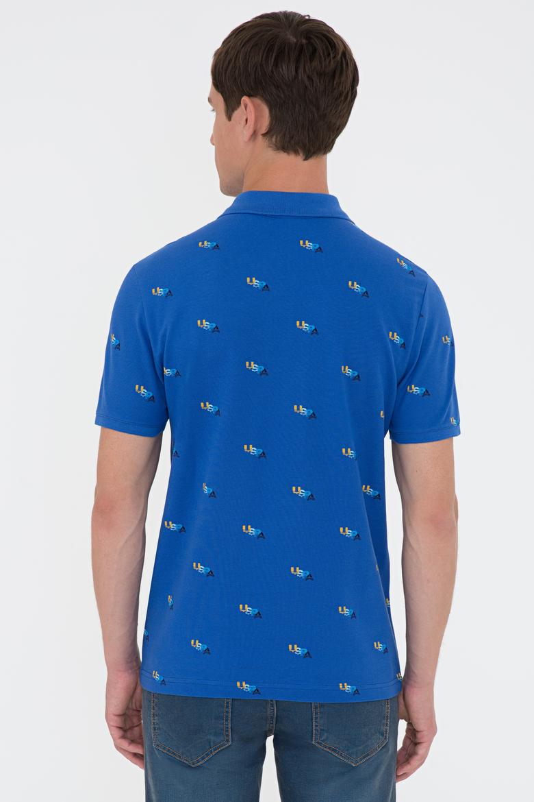 Erkek Saks Polo Yaka Tişört - 50235391017