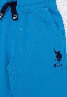 Erkek Çocuk Kobalt Mavisi Örme Şort - 50232302103