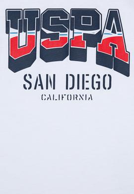 Erkek Çocuk Beyaz Bisiklet Yaka Tişört - 50238503002