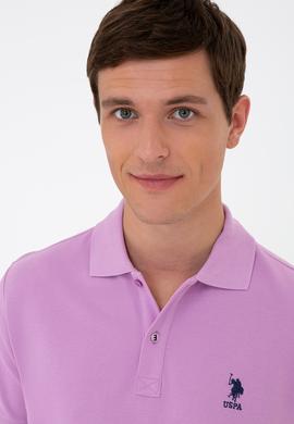 Erkek Eflatun Basic Tişört - 50232308012