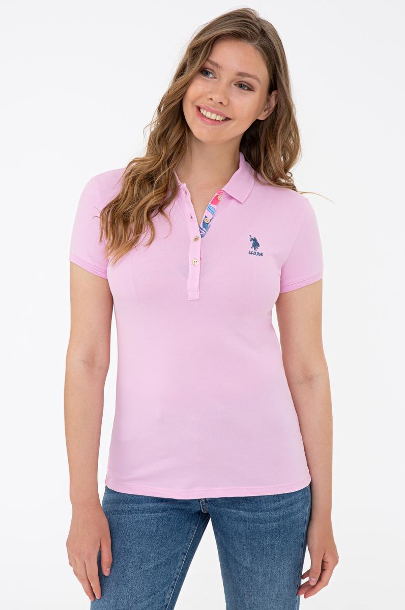 Kadın Açık Pembe Basic Tişört