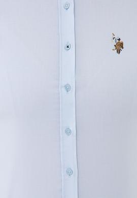 Kadın Açık Mavi Uzun Kollu Basic Gömlek - 50232199041