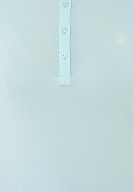 Kadın Su Yeşili Basic Polo Yaka Tişört - 50234714166