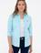 Kadın Turkuaz Uzun Kollu Basic Gömlek