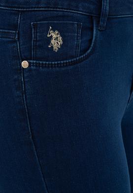 Kadın Mavi Jean Pantolon - 50234762002