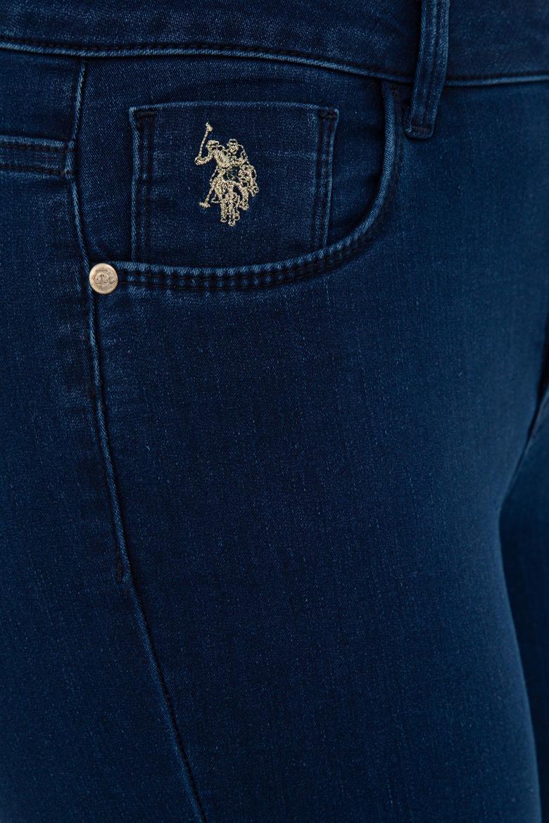 Kadın Mavi Jean Pantolon - 50234762002