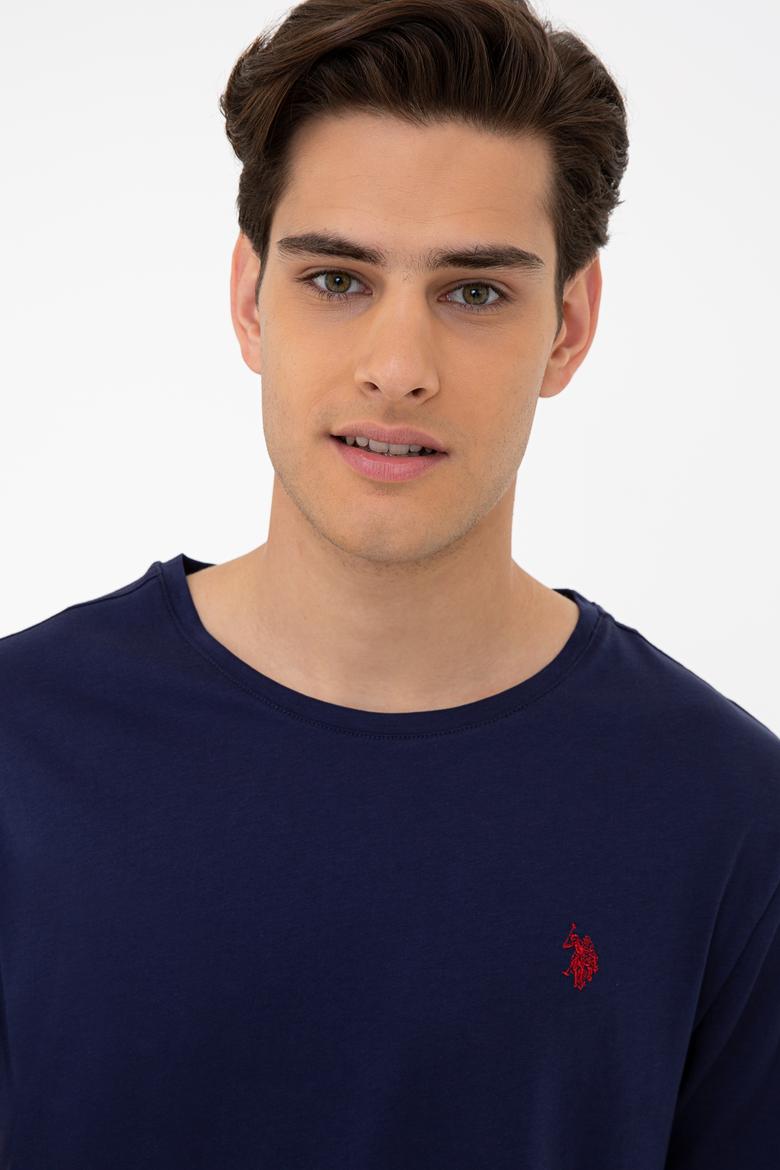 Erkek Lacivert Basic Tişört - 50232306013